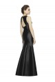 Sleeveless High Neck Keyhole Back Satin Mermaid Bridesmaid Dress Newcastle