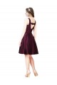 Sleeveless Bateau Neck V-Back Satin A-Line Prom Dress / Bridesmaid Dress Newcastle