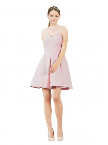 Sleeveless Sweetheart Satin A-Line Evening Gown / Bridesmaid Dress Newcastle