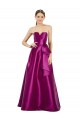 Sleeveless V-Neck Satin A-Line Prom Dress / Bridesmaid Dress Newcastle