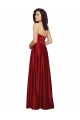 Sleeveless Strapless Satin A-Line Prom Dress / Bridesmaid Dress Newcastle