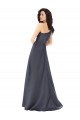 Sleeveless One Shoulder Satin A-Line Formal Evening Gown / Prom Dress / Bridesmaid Dress Newcastle