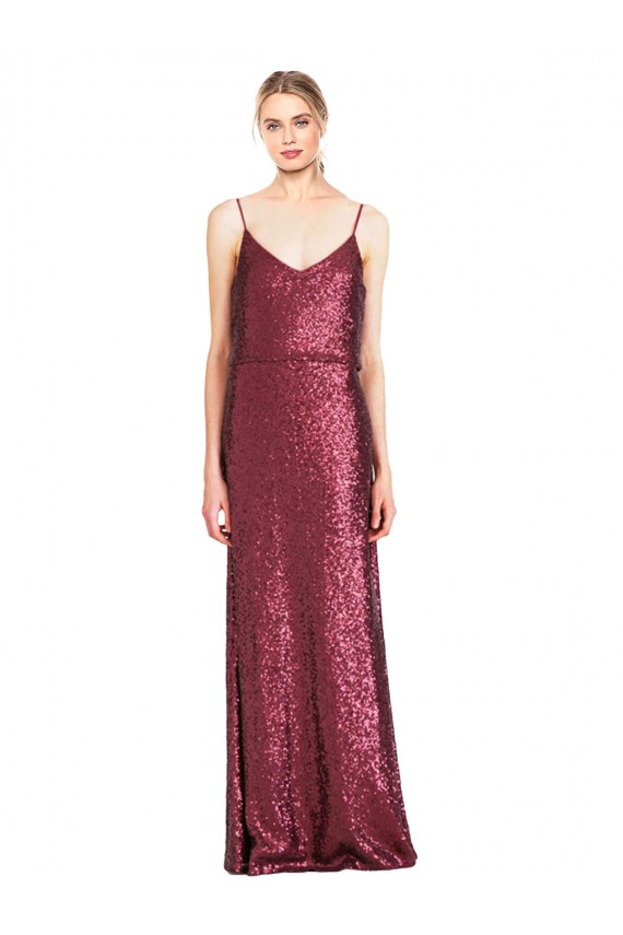 Sleeveless Halter Neck Sequin A-Line Formal Evening Gown / Prom Dress / Bridesmaid Dress Newcastle