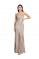 Sleeveless V-Neck V-Back Sequin & Sparkling Sequin Sheath Formal Evening Gown / Prom Dress / Bridesmaid Dress Newcastle