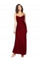 Sleeveless Cowl Neck Low Back Silk like Satin Sheath Black Tie Evening Gown / Prom Dress / Bridesmaid Dress Newcastle
