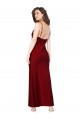Sleeveless Cowl Neck Low Back Silk like Satin Sheath Black Tie Evening Gown / Prom Dress / Bridesmaid Dress Newcastle