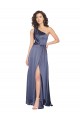 Sleeveless Dusk One Shoulder Silk like Satin A-Line Formal Evening Gown / Prom Dress / Bridesmaid Dress Newcastle
