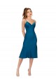 Sleeveless V-Neck Low Back Silk like Satin A-Line Prom Dress / Bridesmaid Dress Newcastle