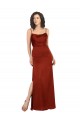 Sleeveless Red Spaghetti Straps Low Back Silk like Satin A-Line Formal Evening Gown / Prom Dress / Bridesmaid Dress Newcastle