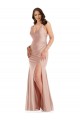 Sleeveless V-Neck Silk like Satin Mermaid Formal Plus Size Evening Gown / Prom Dress / Bridesmaid Dress Newcastle