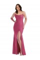 Sleeveless Spaghetti Straps Tie Back Silk like Satin Mermaid Formal Plus Size Evening Gown / Prom Dress / Bridesmaid Dress Newcastle