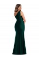 Sleeveless Ever Green One Shoulder Silk like Satin Mermaid Formal Plus Size Evening Gown / Prom Dress / Bridesmaid Dress Newcastle