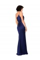 Sleeveless Sapphire One Shoulder Silk like Satin A-Line Black Tie Evening Gown / Prom Dress / Bridesmaid Dress Newcastle