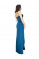 Sleeveless Spaghetti Straps Low Back Silk like Satin Sheath Formal Evening Gown / Prom Dress / Bridesmaid Dress Newcastle