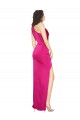 Sleeveless Fuchsia One Shoulder Silk like Satin Sheath Formal Evening Gown / Prom Dress / Bridesmaid Dress Newcastle
