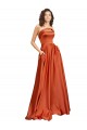 Sleeveless Round Neck Low Back Silk like Satin A-Line Formal Evening Gown / Prom Dress / Bridesmaid Dress Newcastle
