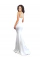 Sleeveless White Sweetheart Low Back Stretch Crepe Mermaid Formal Evening Gown / Prom Dress / Bridesmaid Dress Newcastle