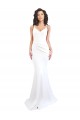 Sleeveless Spaghetti Straps Low Back Stretch Crepe Mermaid Black Tie Evening Gown / Prom Dress / Bridesmaid Dress Newcastle
