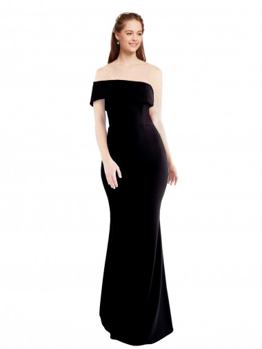 Sleeveless One Shoulder Keyhole Back Stretch Crepe Mermaid Formal Evening Gown / Prom Dress / Bridesmaid Dress Newcastle