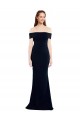 Sleeveless Off the Shoulder Keyhole Back Stretch Crepe Mermaid Formal Dress / Bridesmaid Dress Newcastle