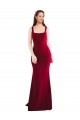 Sleeveless Square Neck Stretch Crepe Mermaid Formal Evening Gown / Prom Dress / Bridesmaid Dress Newcastle