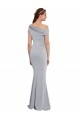 Sleeveless Grey One Shoulder Stretch Crepe Mermaid Formal Dress / Bridesmaid Dress Newcastle