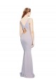 Sleeveless V-Neck Keyhole Back Stretch Crepe Mermaid Formal Evening Gown / Prom Dress / Bridesmaid Dress Newcastle