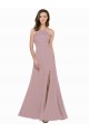 Sleeveless Jewel Neck Keyhole Back Stretch Crepe A-Line Prom Dress / Bridesmaid Dress Newcastle
