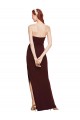 Sleeveless Strapless Stretch Crepe Sheath Formal Evening Gown / Prom Dress / Bridesmaid Dress Newcastle