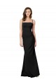Sleeveless Spaghetti Straps Open Back Stretch Crepe Sheath Formal Evening Gown / Prom Dress / Bridesmaid Dress Newcastle