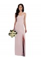 Sleeveless Spaghetti Straps V-Back Stretch Crepe Trumpet Formal Evening Gown / Prom Dress / Bridesmaid Dress Newcastle