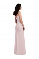 Sleeveless Spaghetti Straps V-Back Stretch Crepe Trumpet Formal Evening Gown / Prom Dress / Bridesmaid Dress Newcastle