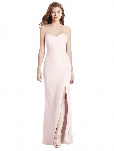 Sleeveless Sweetheart Low Back Stretch Crepe Trumpet Semi Formal Evening Dress / Prom Dress / Bridesmaid Dress Newcastle