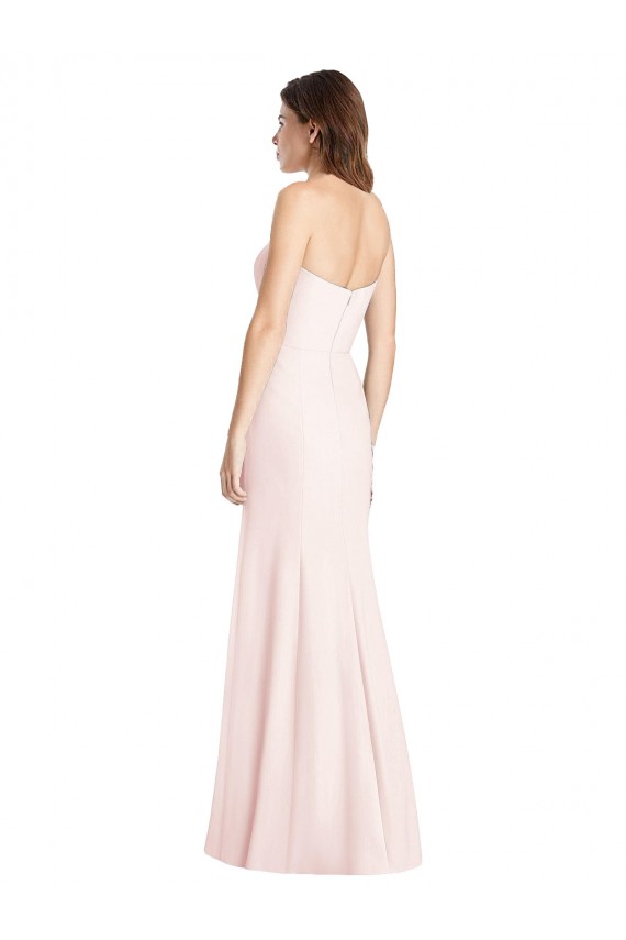 Sleeveless Sweetheart Low Back Stretch Crepe Trumpet Semi Formal Evening Dress / Prom Dress / Bridesmaid Dress Newcastle