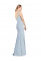 Sleeveless V-Neck Low Back Stretch Crepe Trumpet Bridesmaid Dress / Formal Dress Newcastle
