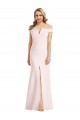 Sleeveless Off the Shoulder Stretch Crepe Trumpet Bridesmaid Dress / Evening Dress Newcastle