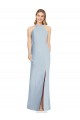 Sleeveless Halter Neck Backless Stretch Crepe Trumpet Formal Evening Gown / Bridesmaid Dress Newcastle