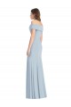 Sleeveless Off the Shoulder Stretch Crepe Trumpet Formal Dress / Bridesmaid Dress Newcastle