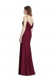 Sleeveless Bateau Neck Open Back Stretch Crepe Trumpet Semi Formal Evening Dress / Bridesmaid Dress Newcastle