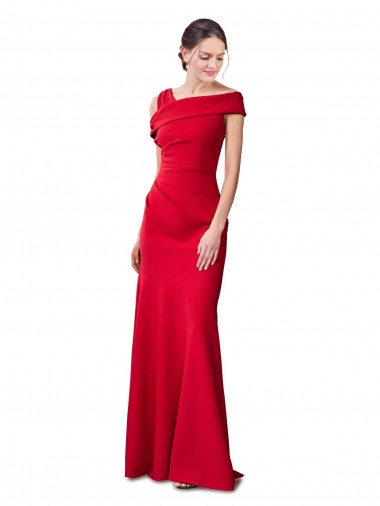 Sleeveless Stretch Crepe Mermaid Formal Evening Gown / Prom Dress / Bridesmaid Dress Newcastle
