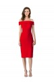 Sleeveless Off the Shoulder Stretch Crepe Sheath Formal Evening Gown / Prom Dress / Bridesmaid Dress Newcastle