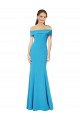 Sleeveless Off the Shoulder Stretch Crepe Sheath Formal Dress / Bridesmaid Dress Newcastle