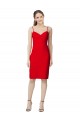 Sleeveless Red Sweetheart Stretch Crepe Sheath Formal Evening Gown / Prom Dress / Bridesmaid Dress Newcastle