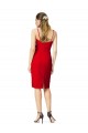 Sleeveless Red Sweetheart Stretch Crepe Sheath Formal Evening Gown / Prom Dress / Bridesmaid Dress Newcastle