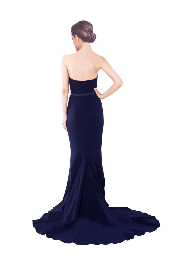 Sleeveless Sweetheart Low Back Stretch Crepe Mermaid Semi Formal Evening Dress / Prom Dress / Bridesmaid Dress Newcastle