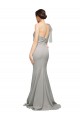 Sleeveless One Shoulder Low Back Stretch Crepe & Tulle Mermaid Formal Evening Gown / Prom Dress / Bridesmaid Dress Newcastle