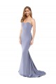Sleeveless Smoke Blue Sweetheart Low Back Stretch Crepe Mermaid Formal Evening Gown / Prom Dress / Bridesmaid Dress Newcastle