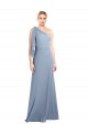 Flutter Sleeves One Shoulder Stretch Crepe Sheath Formal Dress / Bridesmaid Dress Newcastle