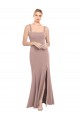 Sleeveless Square Neck Stretch Crepe Mermaid Prom Dress / Bridesmaid Dress Newcastle