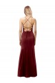 Sleeveless Halter Neck Criss Cross Back Stretch Crepe Mermaid Formal Evening Gown / Prom Dress / Bridesmaid Dress Newcastle